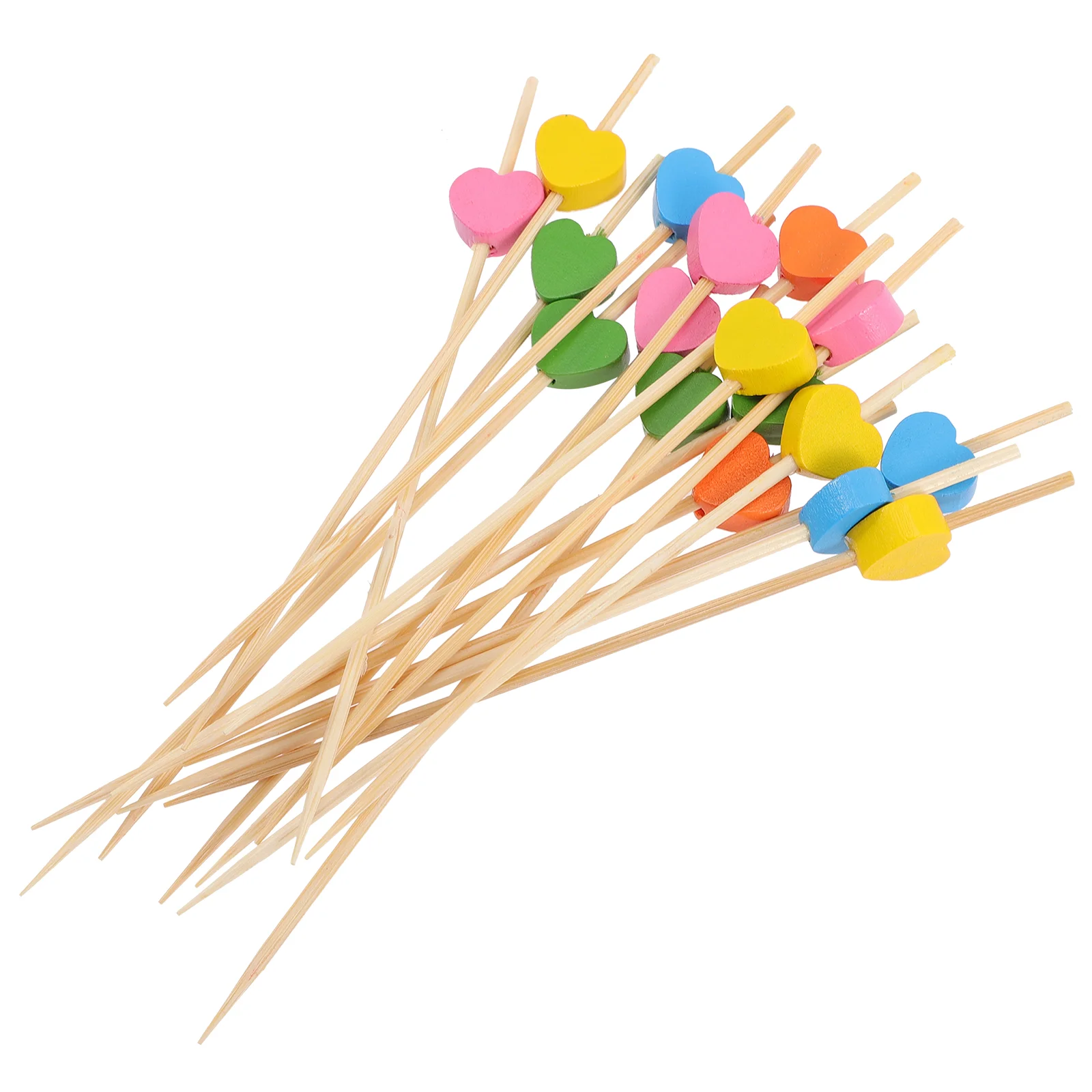 

Fruit Stick Household Cocktail Picks Daily Convenient Food Delicate Wood Trim