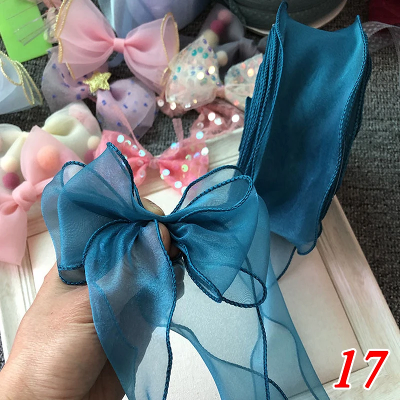 Nastro In Organza Rosa Con Filo – 30 Metri X 2,5 Cm – Per Confezioni Regalo, Fai Da Te, Matrimoni