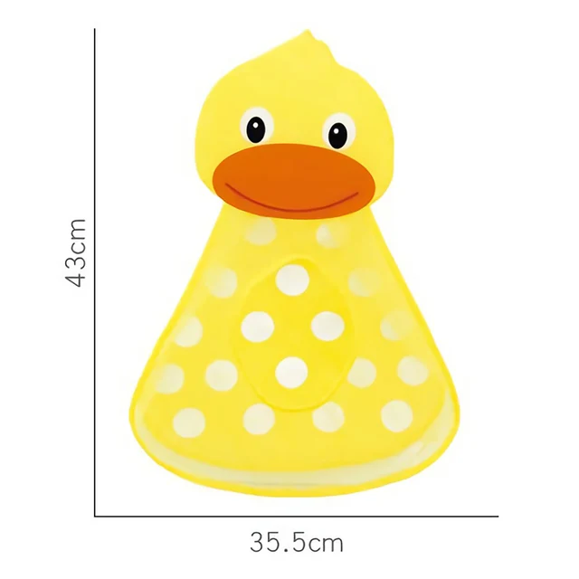 Baby Bath Toys Mesh Bag Kids Bathroom Toy Storage Bag Duck Frog Suction Cups Net Bag Bath Game Bathtub Water Toys Organizer 5