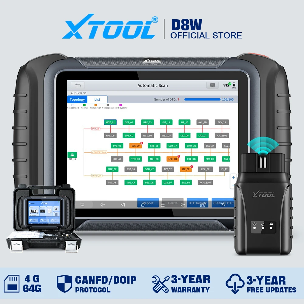 XTOOL-D8W-D8S-BT-Car-Diagnostics-Tool-Automotive-Scanner-Bluetooth ...