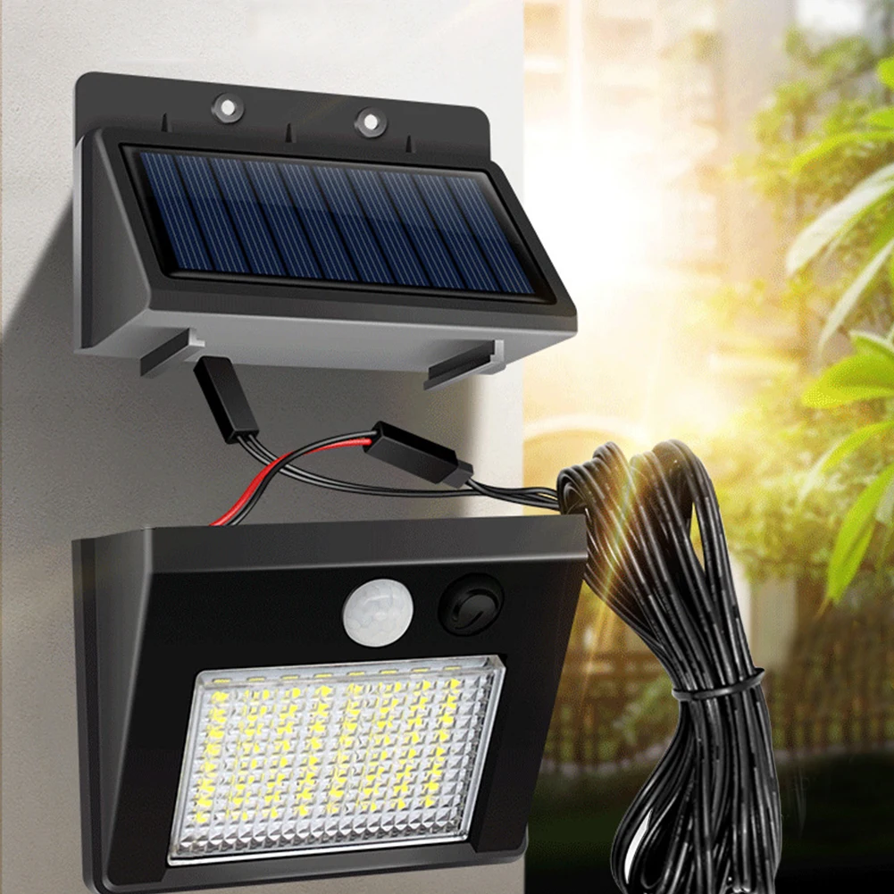 32LED/48LED Floodlight 1200mAh Outdoor Garden Spotlight IP65 Waterproof Solar Wall Lights Long Endurance Fence Street Lighting