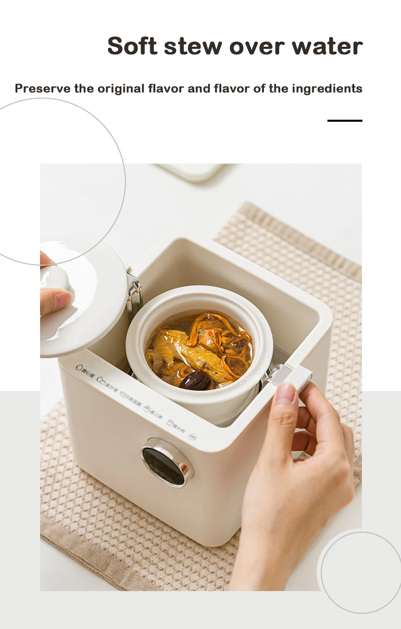 Description Picture 6 of itemDMWD Electric Egg Steamer Multifunction Egg Boiler Water Separated Slow Cooker Household Timing Food Steamer Breakfast Machine
