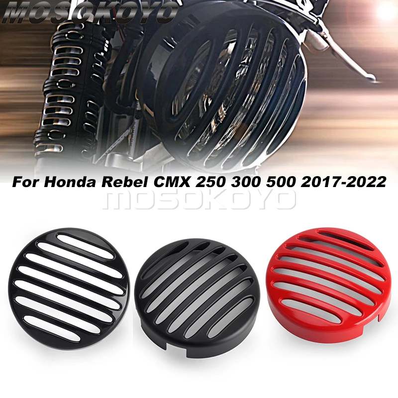FrontHeadlightGrilleCoverForHondaRebelCMX250CMX300CMX500ABS