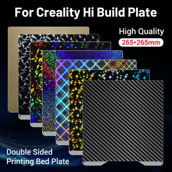 PEI Per Creality Hi Build Plate Double-Sided PEO PET Letto Termico Molla Lamiera di Acciaio Per Creality Hi Combo Accessori Per Stampanti 3D