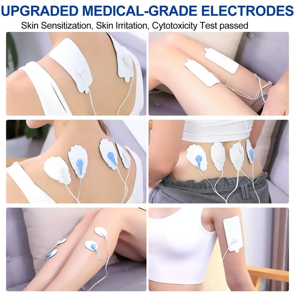 Electrode Pads Gel Non Woven Fabric Self Adhesive Electric Muscle Stimulator