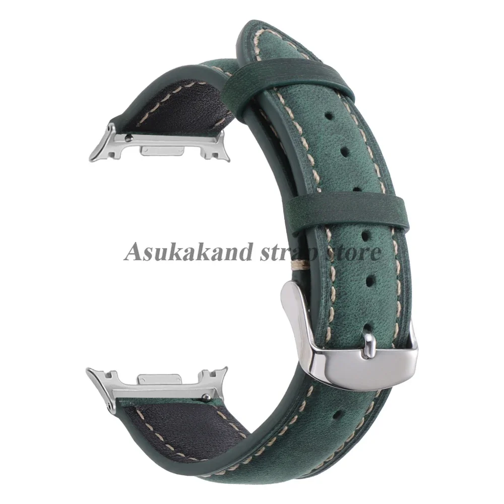 Retro Leather Cowhide Watch Strap Men's Bracelet