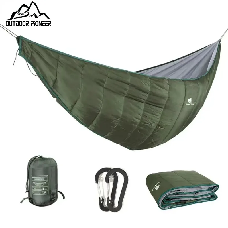 

Outdoor Winter Camping Hammock Sleeping Bag Portable Cold Warm Quilt Ultralight Sleeping Blanket Poncho Swing Sleeping Bag Camp