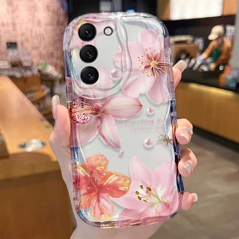 Elegant Floral Back Cover - Stylish Flower Design Protective Case