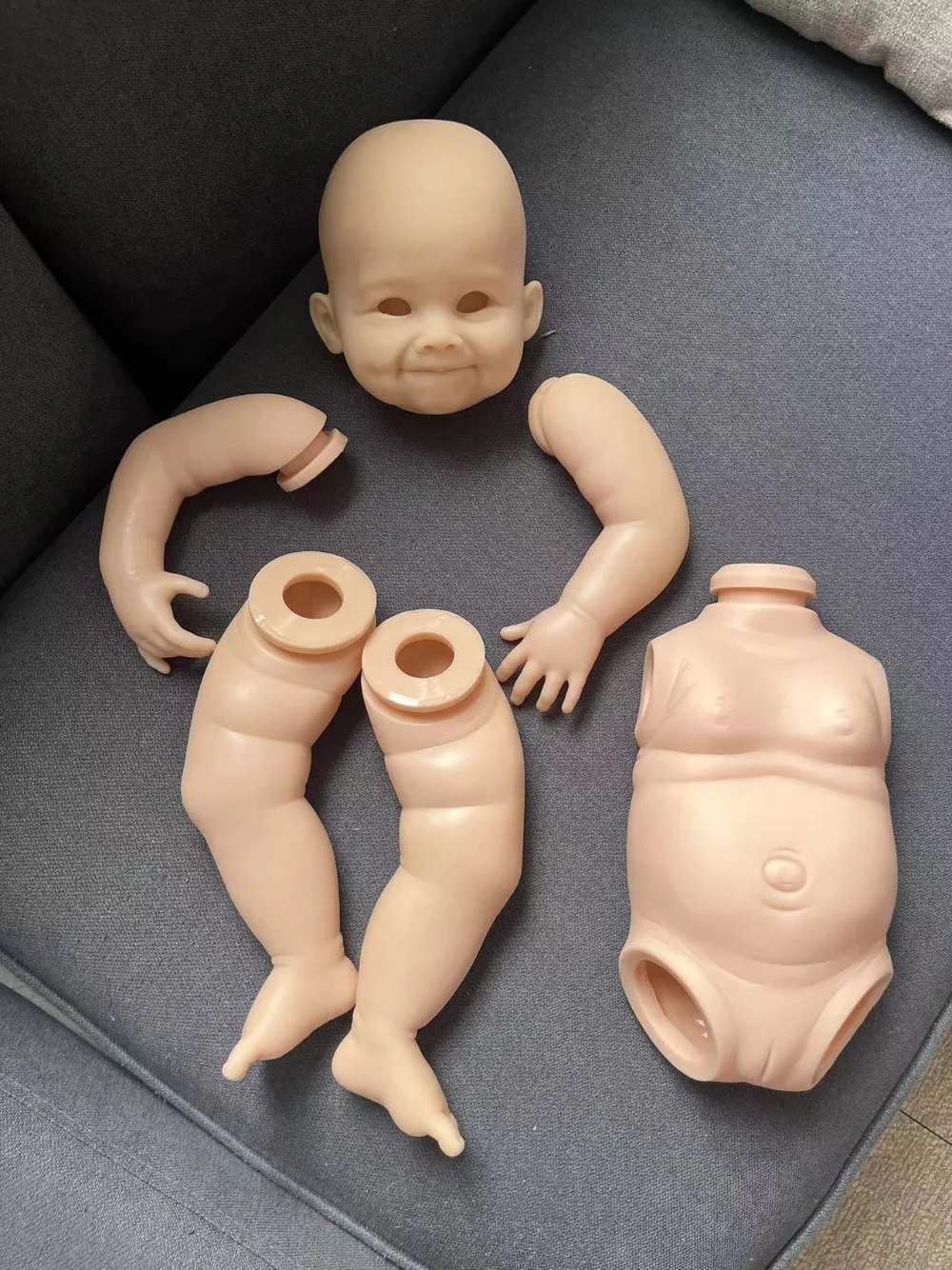 Kit Reborn In Vinile Per Tutto Il Corpo Da 23 Pollici Raya Parti Di Bambole Non Verniciate Con Corpo E Occhi Kit Museneca Bebes Reborns Sin Pintar Fot