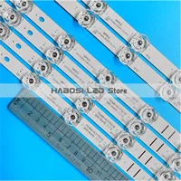 6pcs/Kit LED Strips for 75 TV 75F8-3030FC-A-LX20200601 75F8-3030FC-B-LX20200601 08-75F8000-LPN0010 75V6-PRO 75S435 75S431 75S434 1