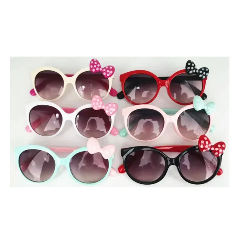 Children Sunglasses Kids Sunglasses for Climbing Outdoor Sports Accessories Girls Cartoon Bowknot
