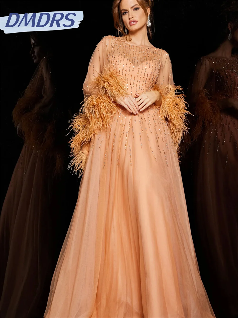 Рисунок 4 - Женское вечернее платье с длинным рукавом