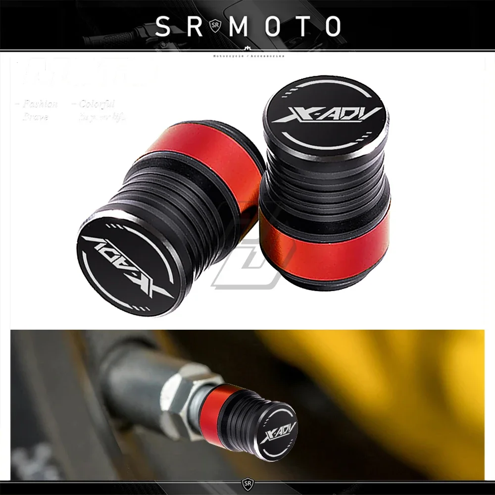 

Motorcycle Accessories Wheel Valve Stem Cap Set Case for Honda X-ADV 150 750 Adventure Rim