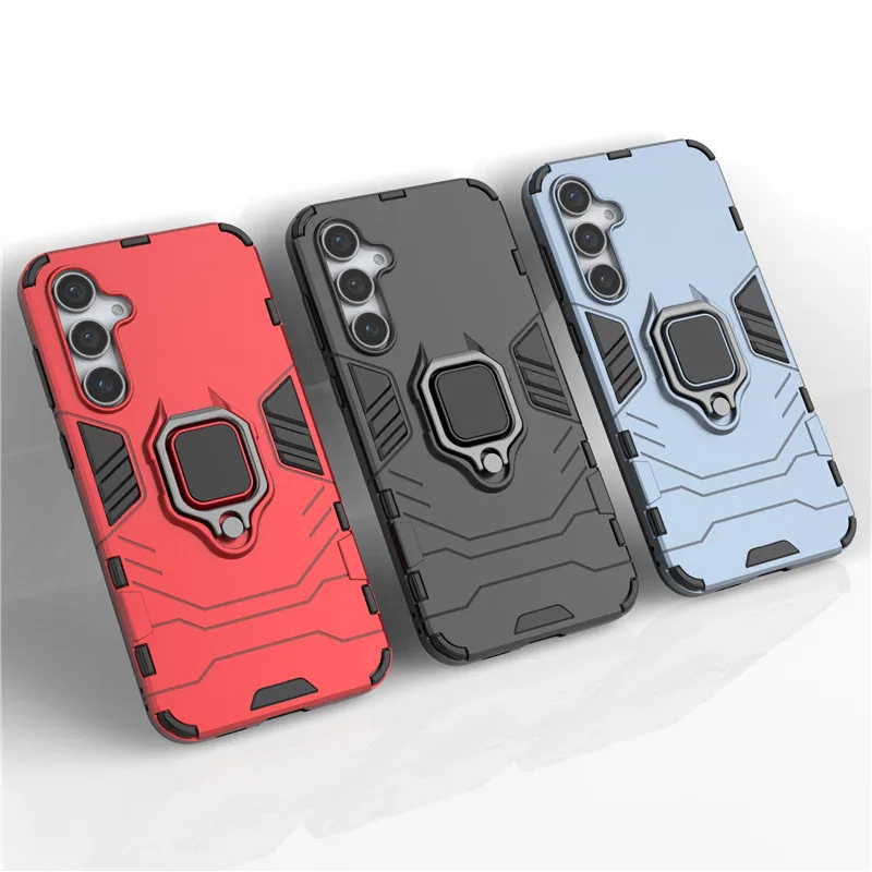 Per Samsung Galaxy S23 Fe Custodia Per Samsung S20 21 S23 Fe Cover Antiurto Armor Ring Holder Paraurti Per Samsung Galaxy S23 Fe