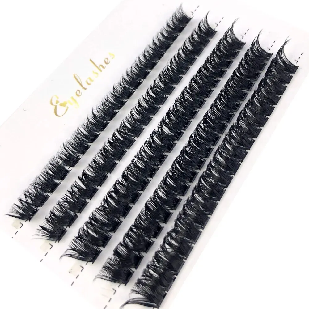 95/100Clusters Natural Eyelash Extension Thick 30D/40D/60D/80D Individual Eyelash Bunches Professional Faux Eye Lashes