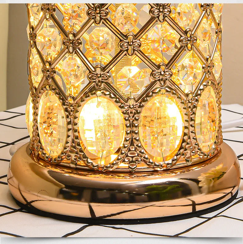 Lampe De Table De Luxe Créative, Lampe De Chevet Led Pour Chambre à  Coucher, Protection Des Yeux, Veilleuse Douce, Art Généré Par Ia