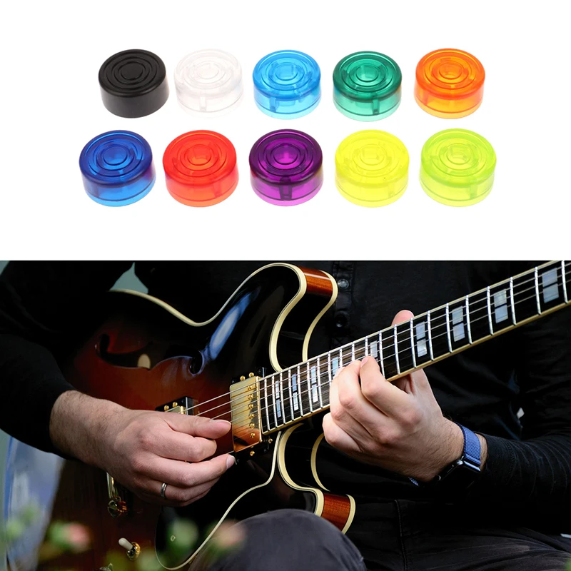 ABS Guitar Effect Pedal Foot Nail Cap Parts Foot Switch Toppers Knob Plastic Bumpers Footswitch Protector Accessories 5X