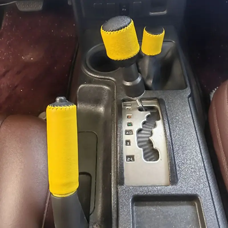 

Высококачественный кожаный рукав переключения передач для Toyota FJ Cruiser 07-17, рукав рычага переключения передач, рукав четырехколесного привода, рукав ручного тормоза