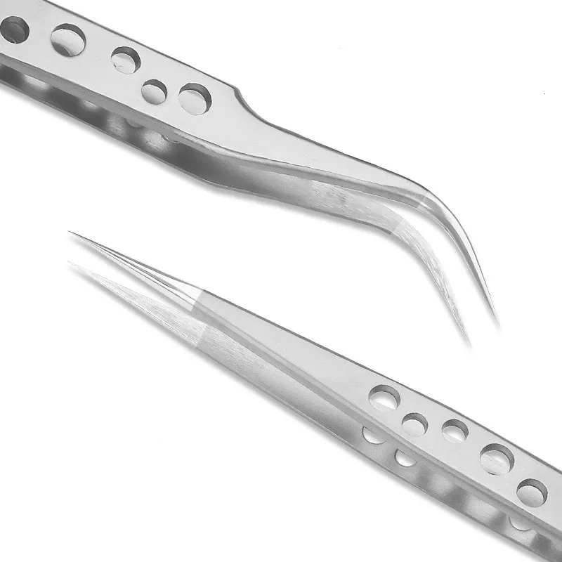 Precision Anti-skid Antistatic Tweezers Stainless Steel