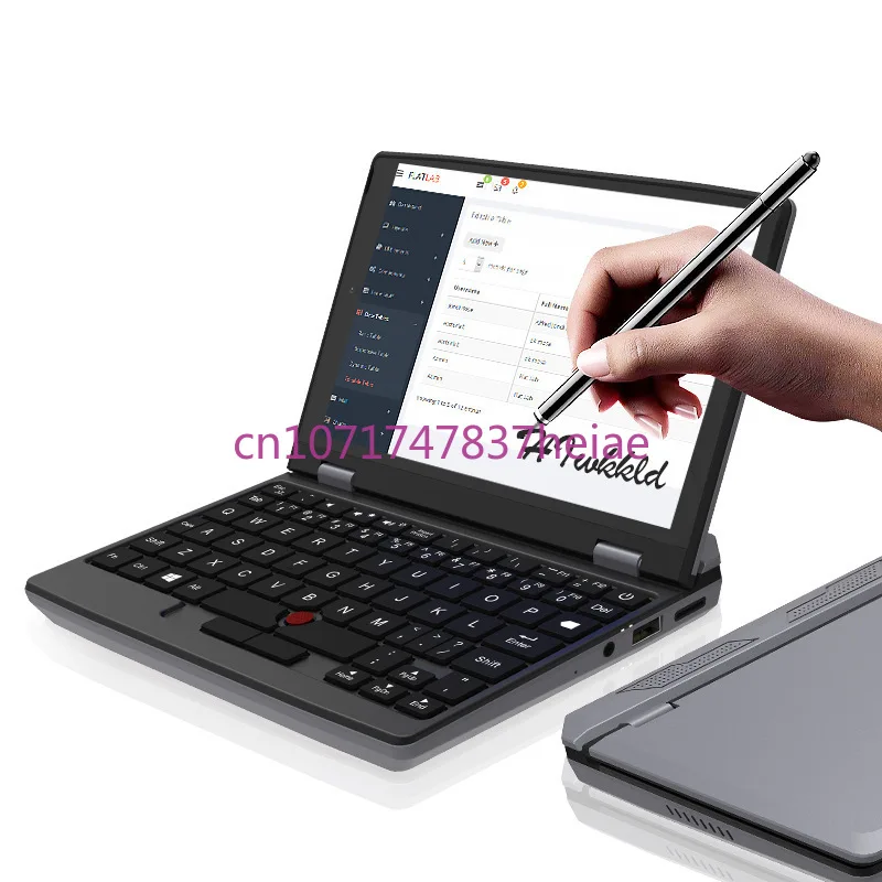 

AKPAD Pocket Mini Laptop 7 Inch Touch Screen Celeron J4105 12GB RAM 1TB SSD PocketLaptop 2.0MP Webcam Netbook Windows 10 11 Pro