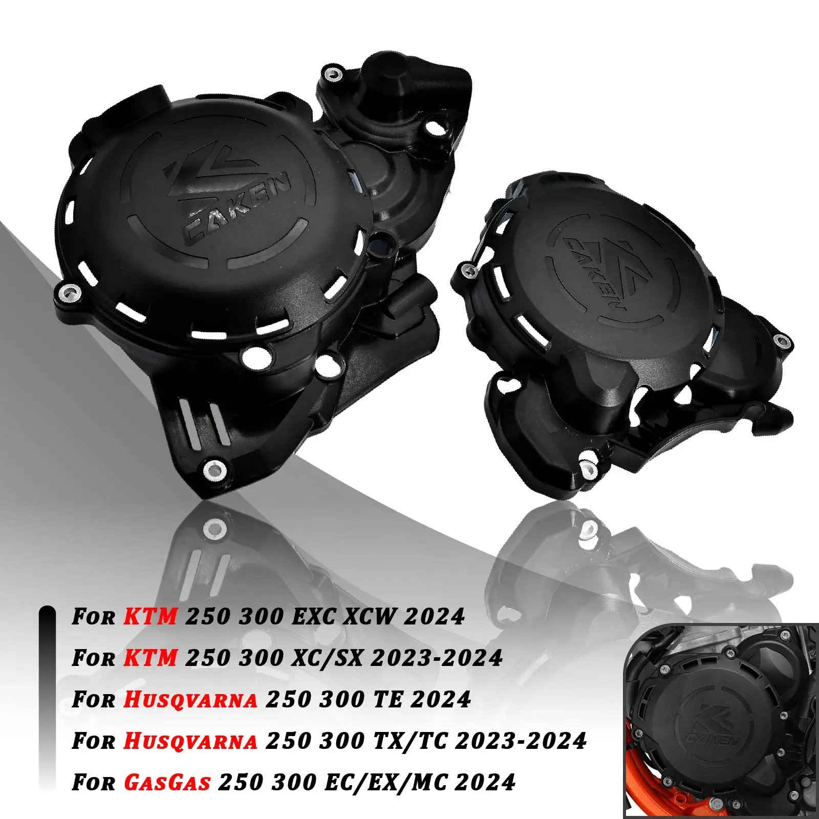 Фото Защитная крышка муфты зажигания для KTM EXC 250 300 XC-W EXC250 XC-W300 для мотоцикла Husqvarna TE250 TE300 PRO 2T 2024 №1