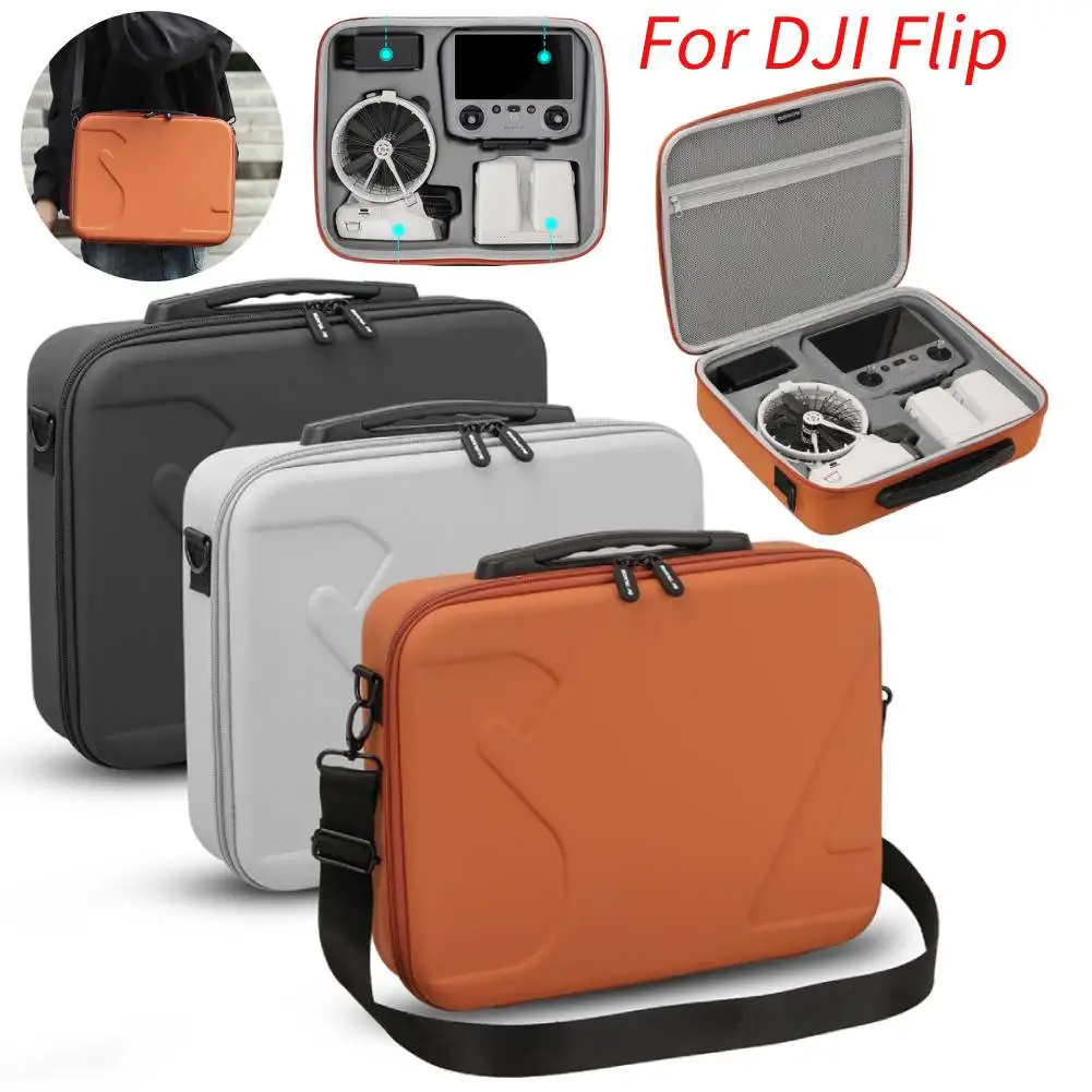 Storage Bag for DJI Flip Drone RC 2/RC-N3 and Batteries Protective Sleeve Case Portable Carrying Box Case Handbag for DJI Flip