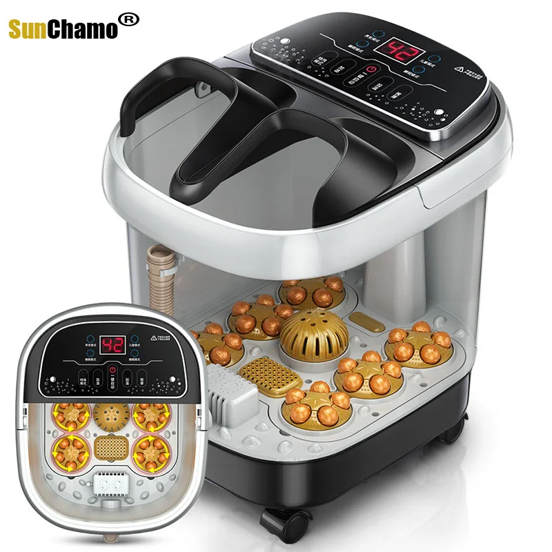 Foot Bath Automatic Feet Soaking Electric Massage Constant Temperature Spa Hot Tub Heated Adult Home