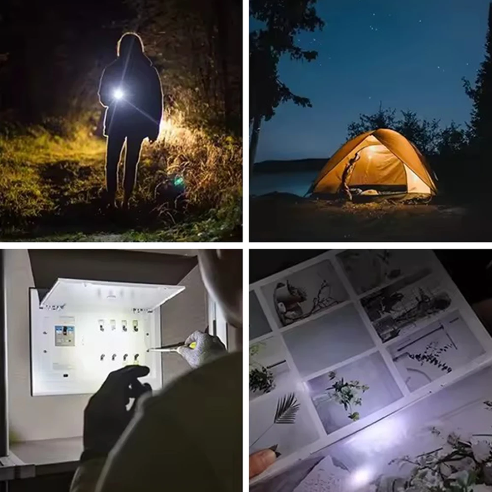 LED Flashlights, Mini Flashlight, Camping Light, Mini LED Flashlight, LED Torch Light, LED Flashlight | Mini LED Flashlight Multifunctional Work Light Portable Pocket Flashlight Keychains Portable Customizable Camping Flash Light