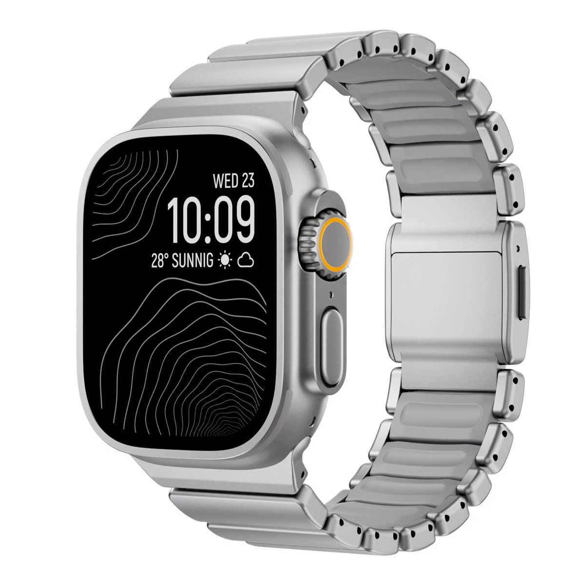 Titanium Silicone Magnetic Strap