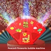 New Year Automatic Bubble Machine Sound Light Festive Fireworks Bubble Machine Children's Toy Bubble Machine 3