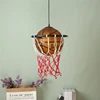 Modern Basketball Pendant Lights Restaurant Study Living Football Chandelier LED Kids Room Hanging Lamp Fixtures 4