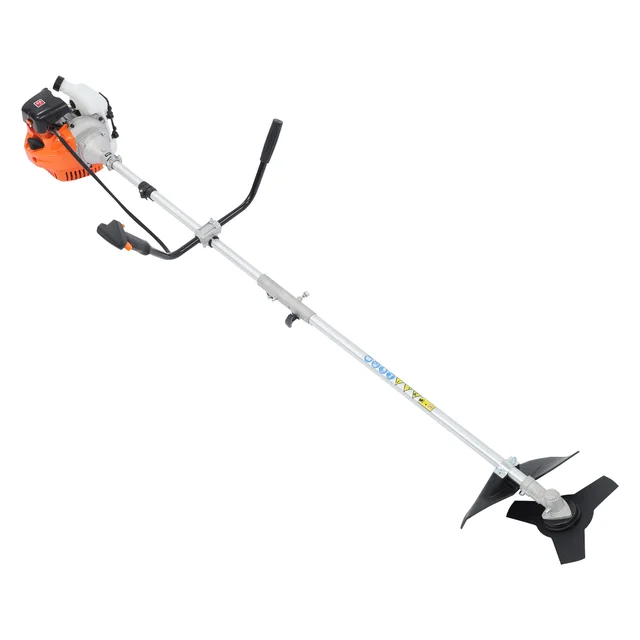 1.25KW 42.7CC Gas Brush Cutter 2-Stroke Gas Weed Trimmer 6500RPM 3 Heads Garden Trimmer and Brush Cutter for Forests/Gardens 5