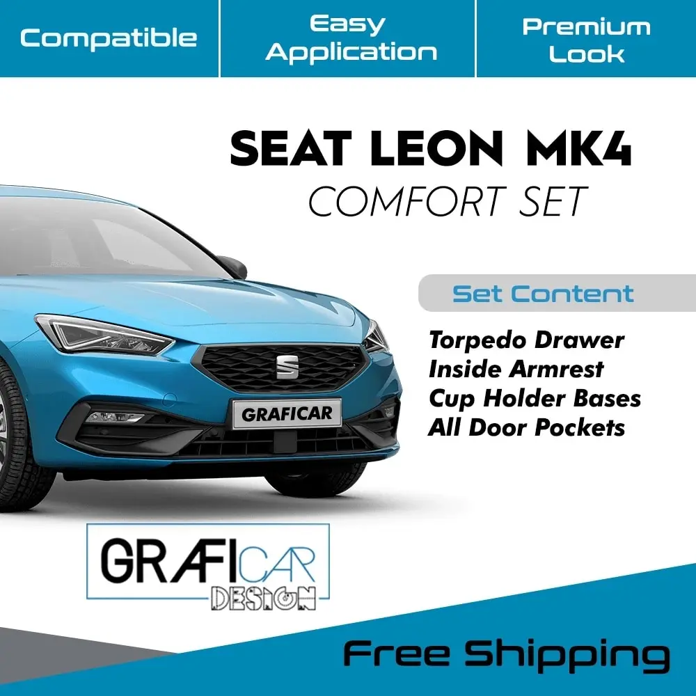 

New SEAT LEON MK4 trim coating comfort SET-insulation and fabric self-contact