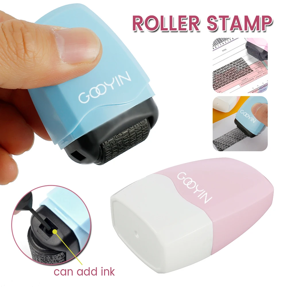 ID Theft Protection Seal Stamp Roller Guard Your Privacy Confidential Data Self-Inking Identity Security Portable 3 ID Theft Protection Seal Stamp Roller Guard Your Privacy Confidential Data Self-Inking Identity Security Portable 3