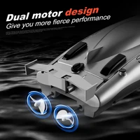 2.4G RC High Speed Racing Boat Waterproof Double Motor Remote Control Professional Speedboat 805 Gifts Toys for boys 4