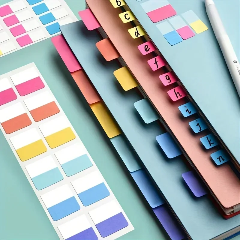 Index Tabs 240/120/60PCS for Pages Book Markers Reading School Office Supplies