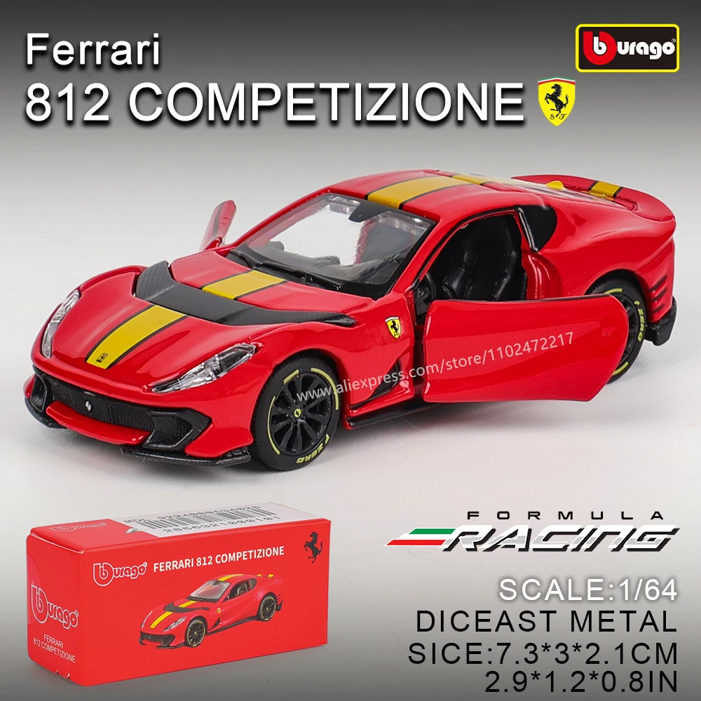 Bburago Ferrari 812 COMPETIZIONE series Multiple styles high