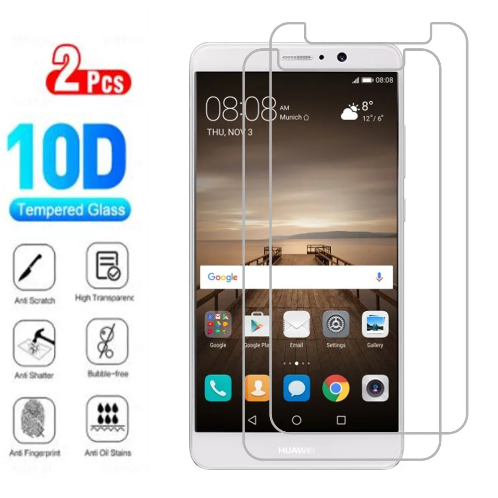 2Pcs Original Protective Tempered Glass For Huawei Mate 9 5.9&quot Mate9 MHA-L29 L09 AL00 Screen Protector Cover Film |