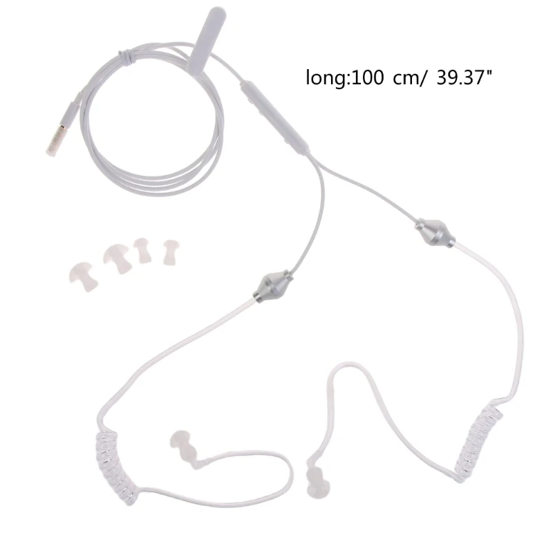 Stereo 3,5mm Air Tube Ohrhörer Anti-Strahlung Headset Strahlung-proof Kopfhörer X3UF — изображение 6