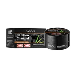 Whitening Tooth Powder with Bamboo Charcoal for Fresh Breath and Stain Removal (60g)