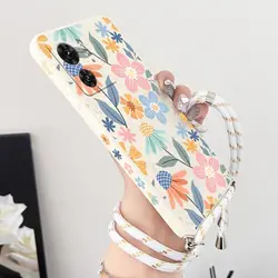 Blooming Season Crossbody Lanyard Silicone Phone Case - EDGE40 Series in Italian is:

Custodia per telefono in silicone con lanyard a tracolla Blooming Season - Serie EDGE40
