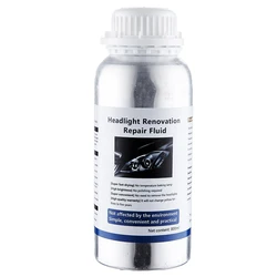 Headlight Restoration & Polish Liquid - Car Headlamp Repair & Cleaning Solution (800ML liquid)