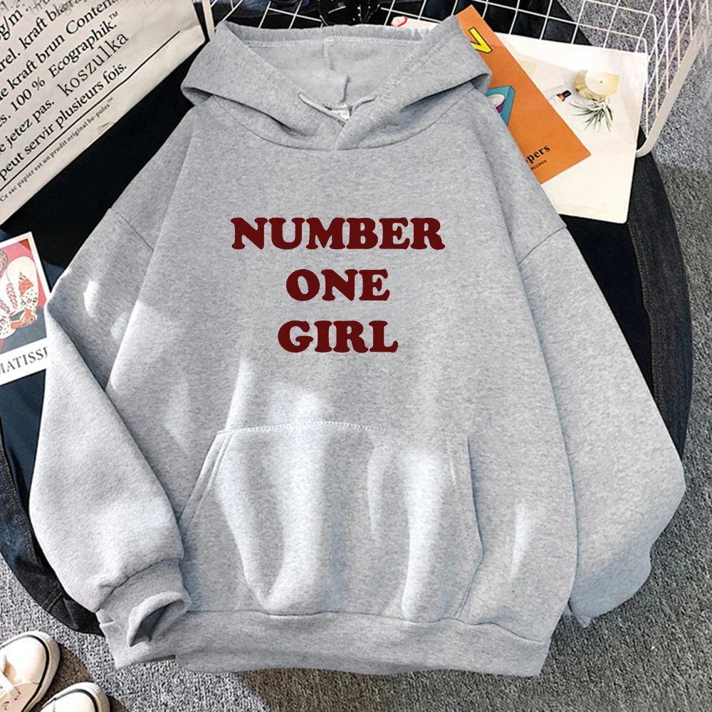 Rosé Number One Girl Hoodie Retro Women Hoodies Kawaii  Clothes Harajuku Aesthetic Autumn Winter Pullover Sweatshirt Vintage 4