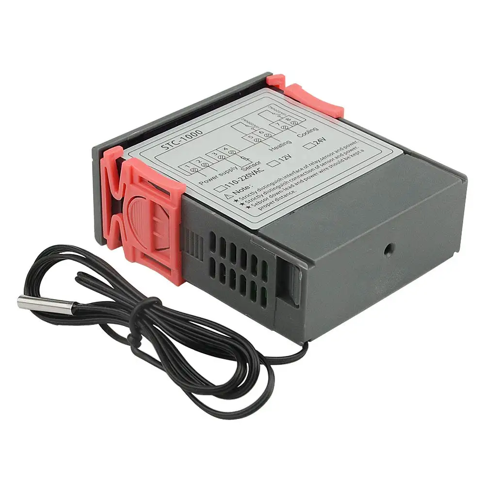 LED Digital Thermostat for Temperature Control and Regulation