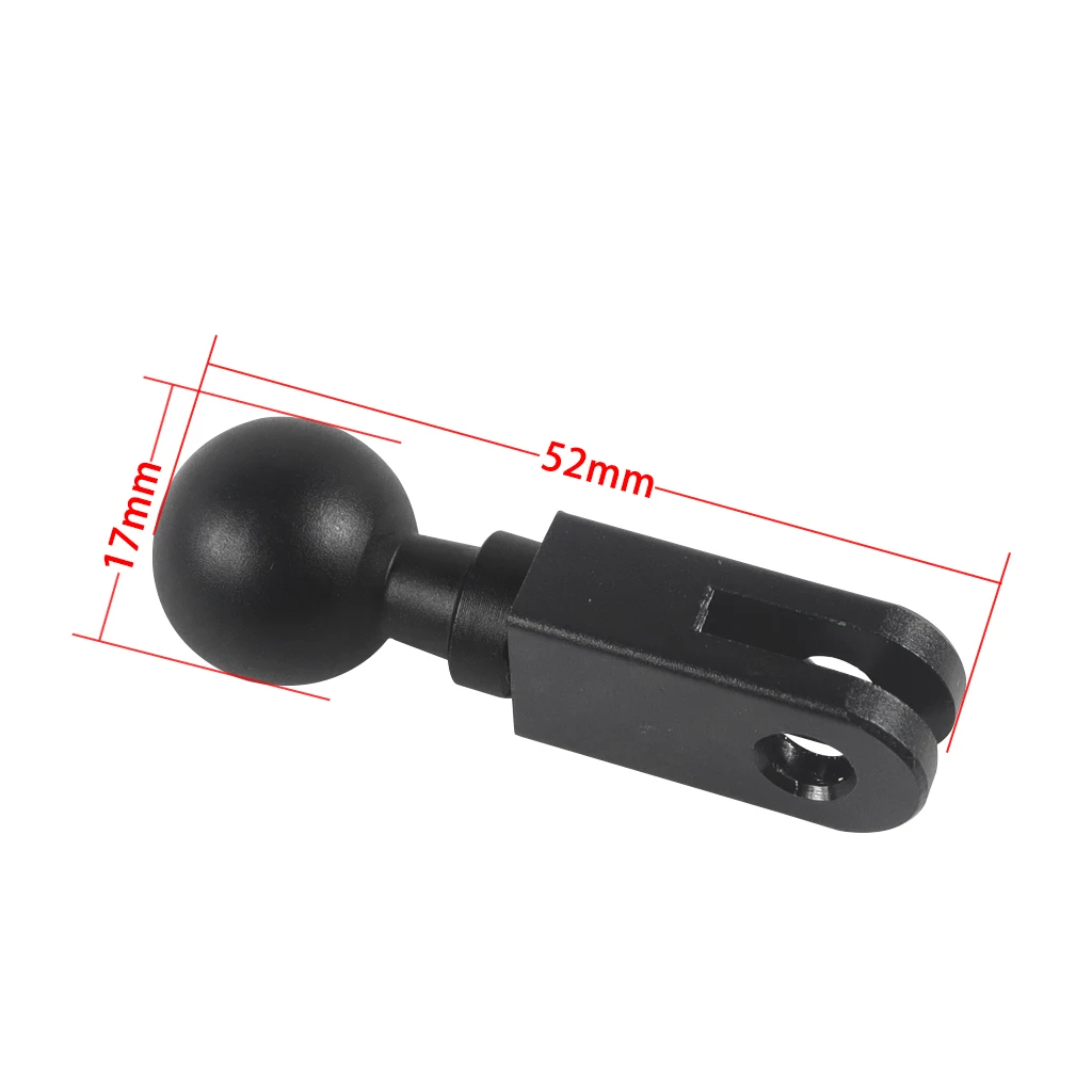 Kugelkopf-Adapter, Telefon, GPS-Halterung, Stativhalterung, drehbare Gelenk-Anschlusshalterung für Gopro Insta 360 OSMO 360 ° Aktionstelefonständer – Detail 18