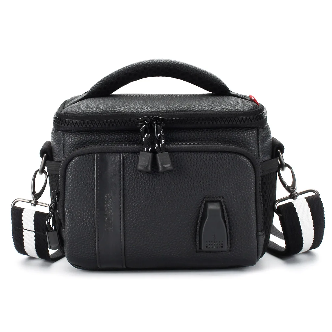 

MCHENG Shock Resistant Camera Bag with Convenient USB Charging Port Crossbody Digital Camera Case