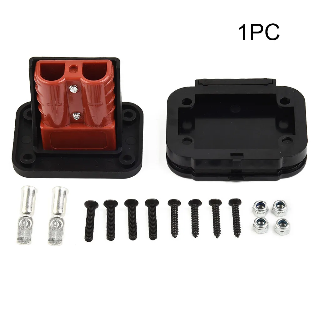 Twin Dual Flush Mount 50 Amp For Anderson Plug Mounting Bracket Caravan Trailer Truck For Anderson Connection Plug Connector 1pc