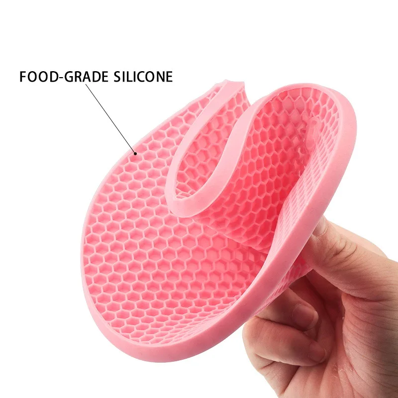 18/14cm Round Heat Resistant Silicone Mat Drink Cup Coasters