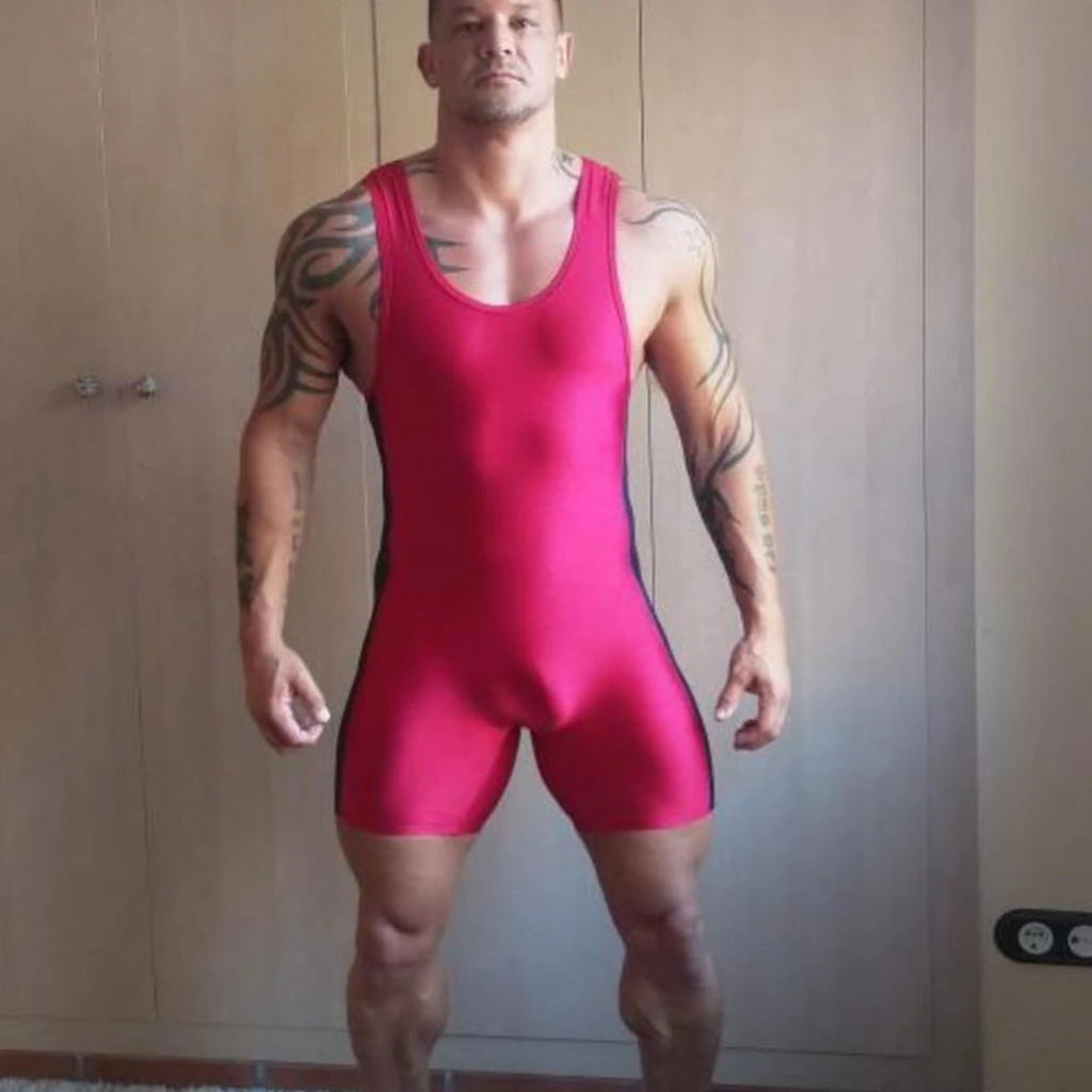 New Mens Wrestling Singlet Weightlifting PowerLifting Triathlon