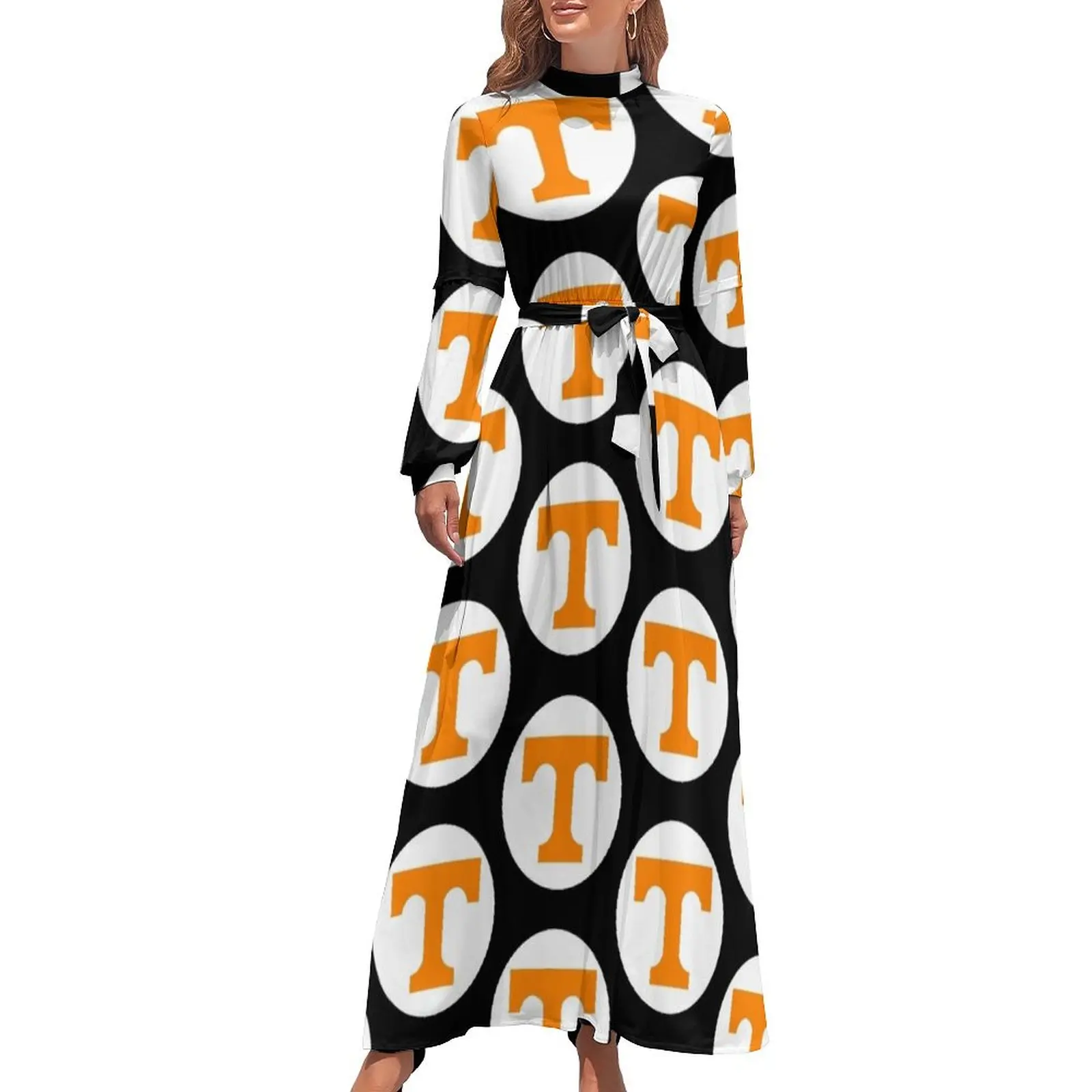 thumbnail image 1 of Universidad de Tennessee 142 Vestido largo Ropa de mujer Novedades de verano 2024 Vestido de verano Vestido sensual sexy para mujer, 1 of 5